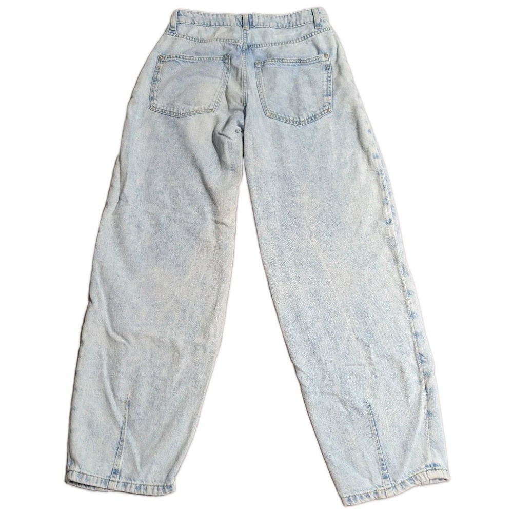Pilcro Anthropologie The Breaker Womens High Rise Wide Leg Jeans Light Wash 25 - Picture 2 of 10